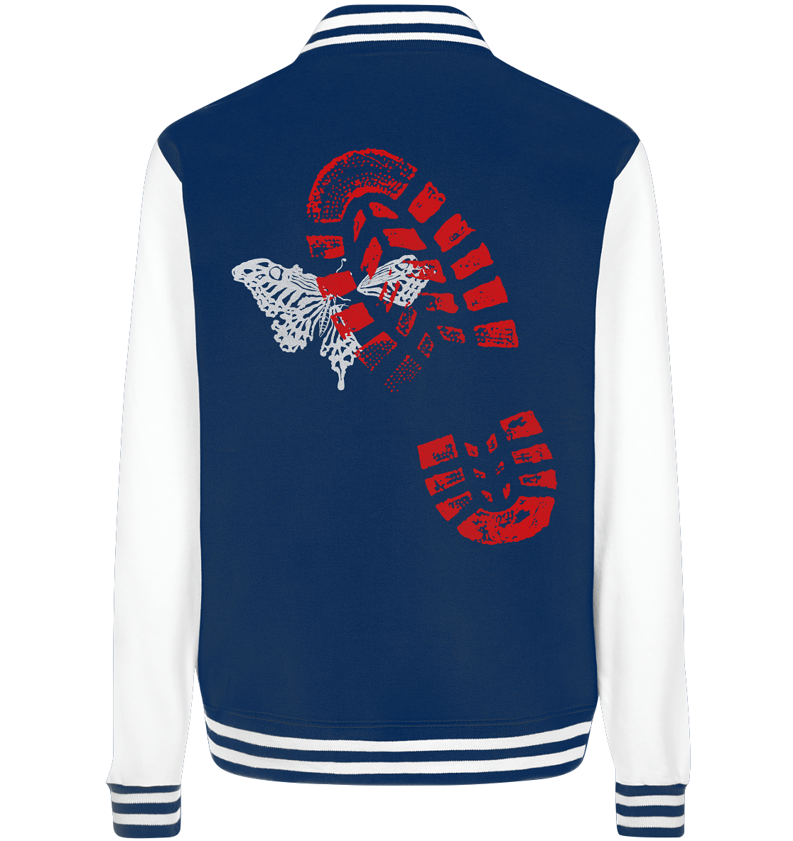 Schmetterling-Weiß - College Jacket
