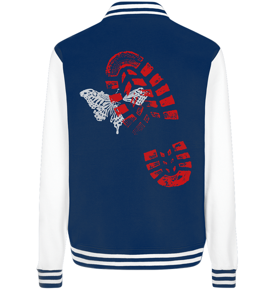 Schmetterling-Weiß - College Jacket
