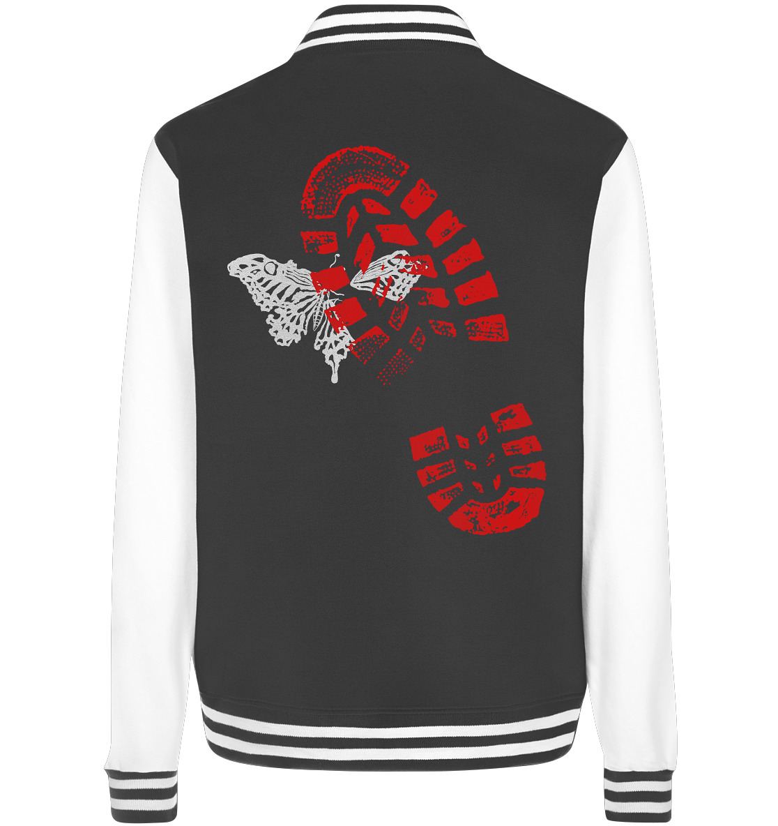 Schmetterling-Weiß - College Jacket