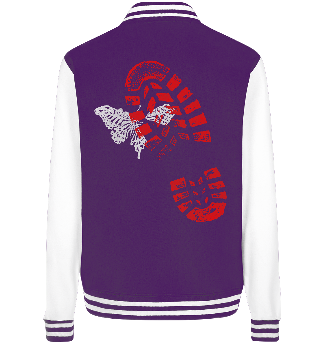 Schmetterling-Weiß - College Jacket