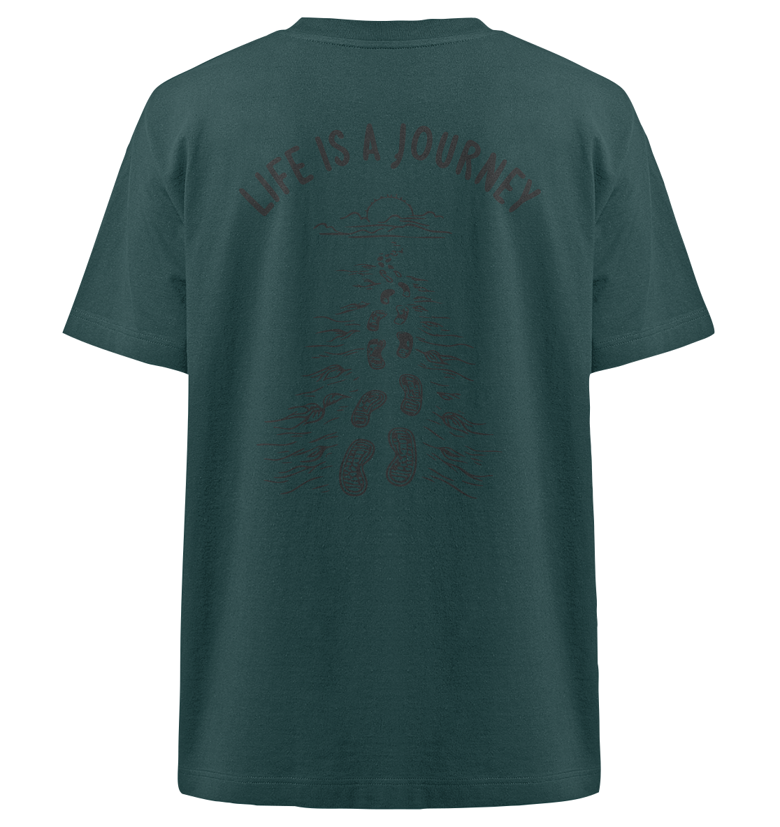 Life is a journey - Heavy Oversized Organic Shirt