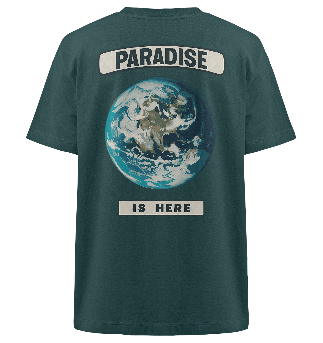 Paradise is here - Heavy Oversized Organic Shirt