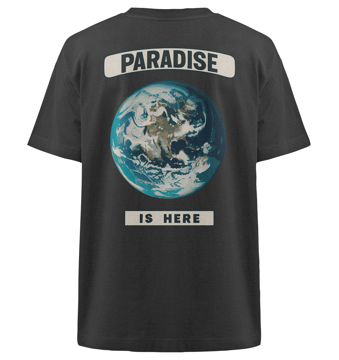 Paradise is here - Heavy Oversized Organic Shirt