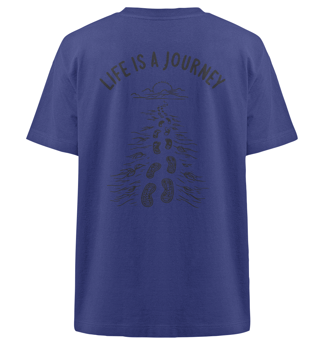 Life is a journey - Heavy Oversized Organic Shirt