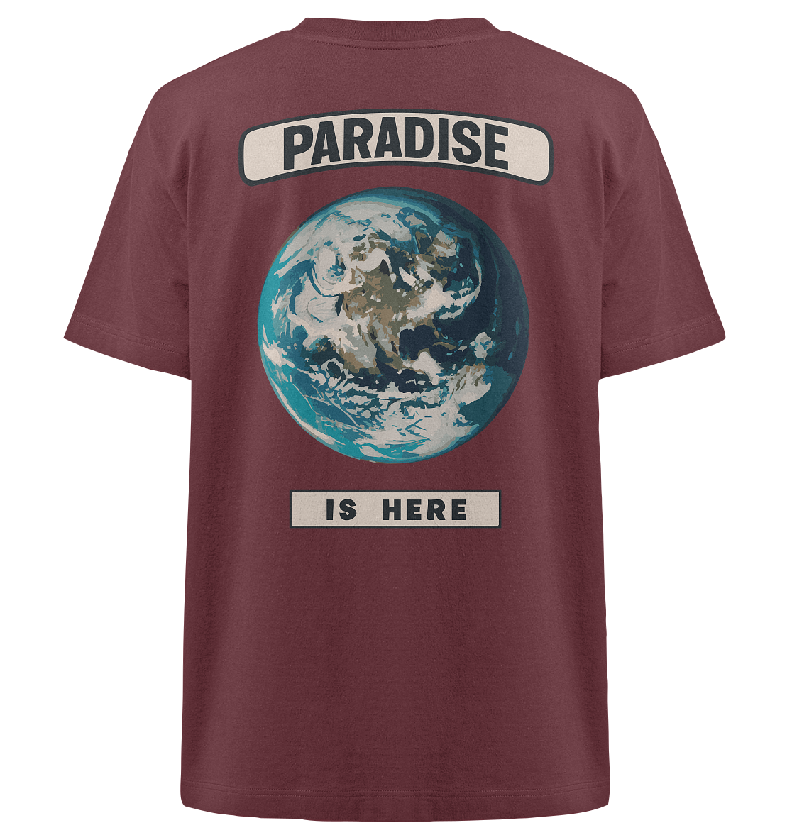 Paradise is here - Heavy Oversized Organic Shirt