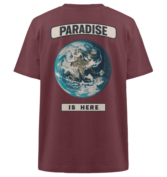 Paradise is here - Heavy Oversized Organic Shirt