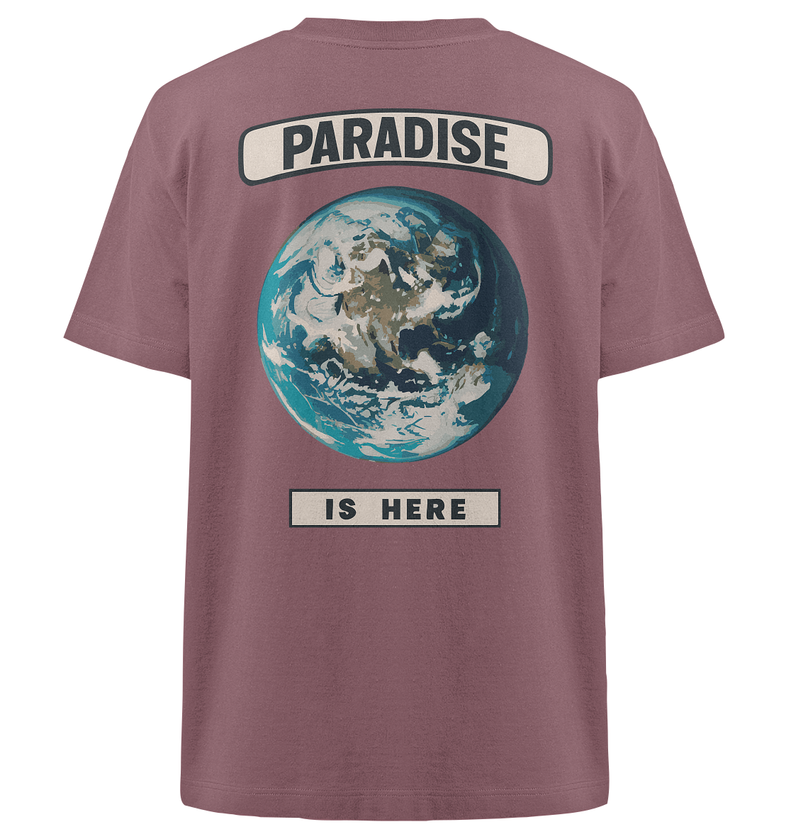 Paradise is here - Heavy Oversized Organic Shirt