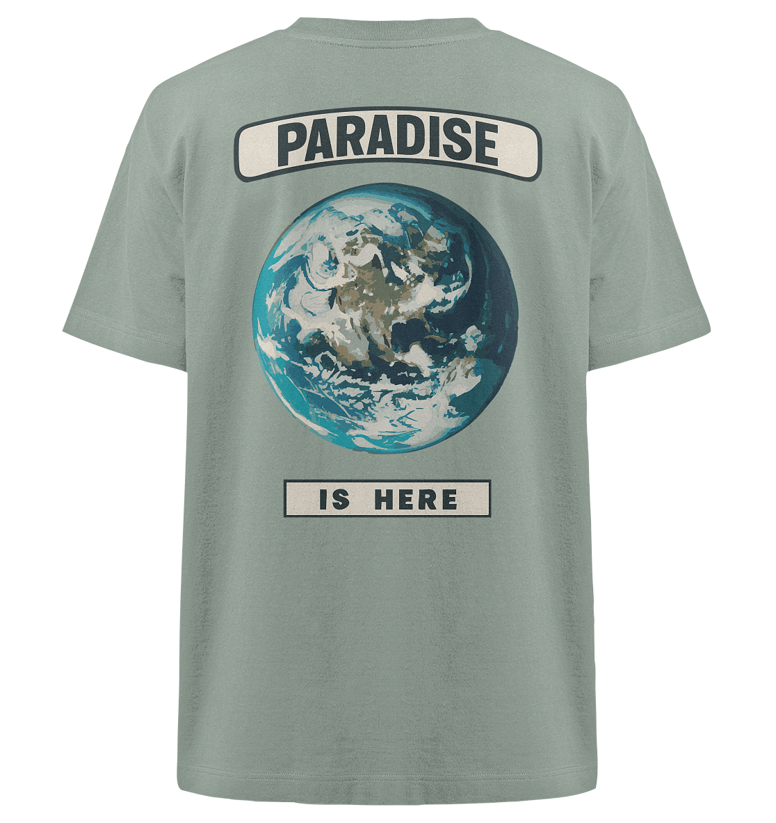 Paradise is here - Heavy Oversized Organic Shirt