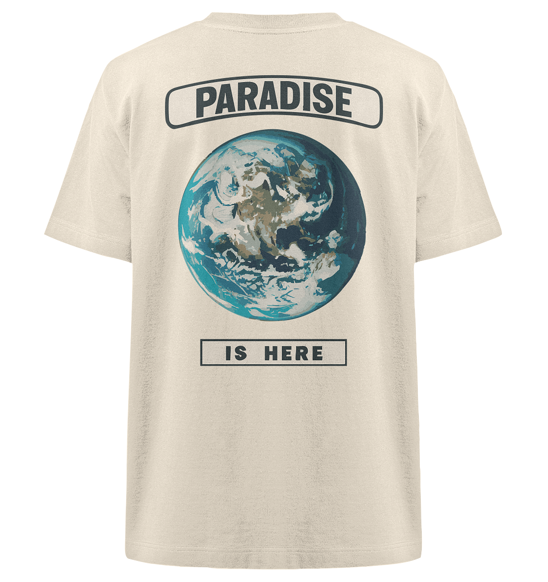Paradise is here - Heavy Oversized Organic Shirt