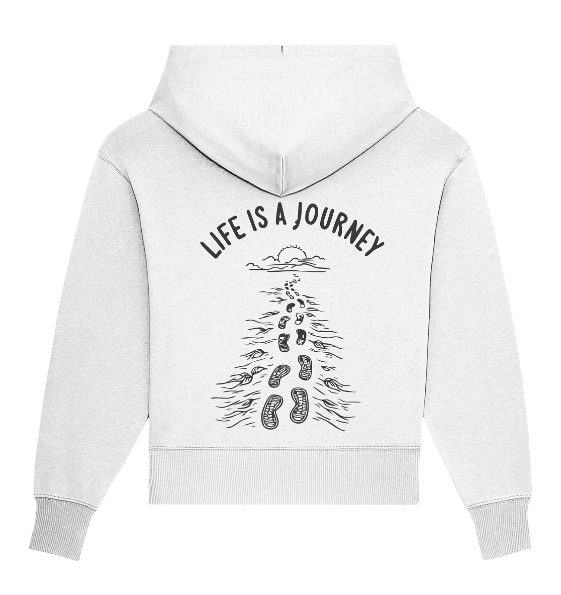 Life is a journey - Organic Oversize Hoodie