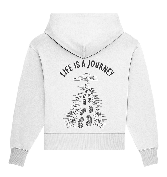 Life is a journey - Organic Oversize Hoodie