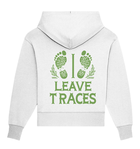 I leave traces - Organic Oversize Hoodie