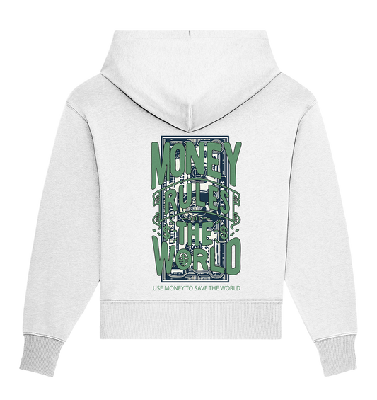 Use money to save the world - Organic Oversize Hoodie