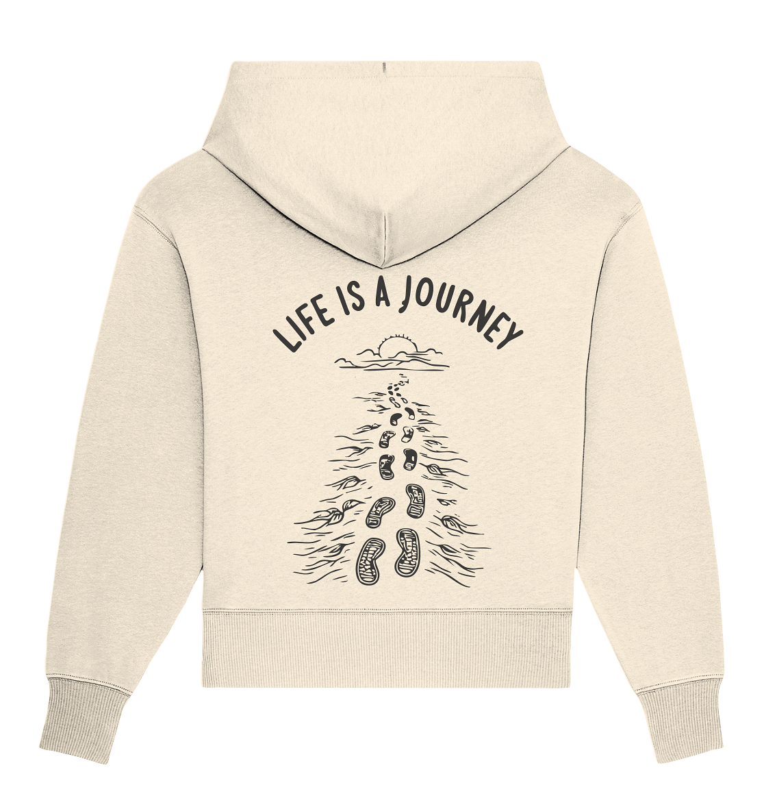 Life is a journey - Organic Oversize Hoodie