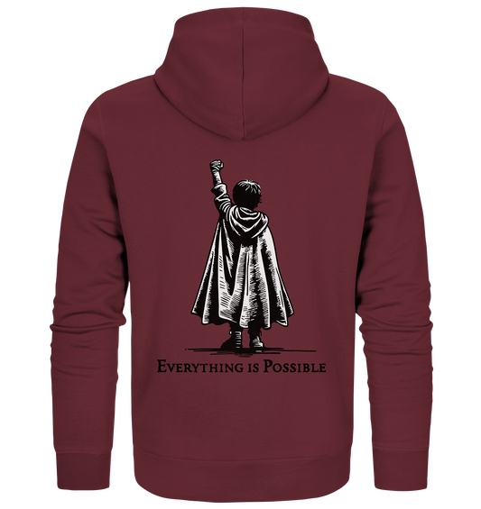 Everything is possible - Organic Zipper