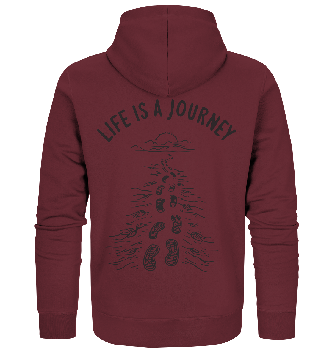 Life is a journey - Organic Zipper