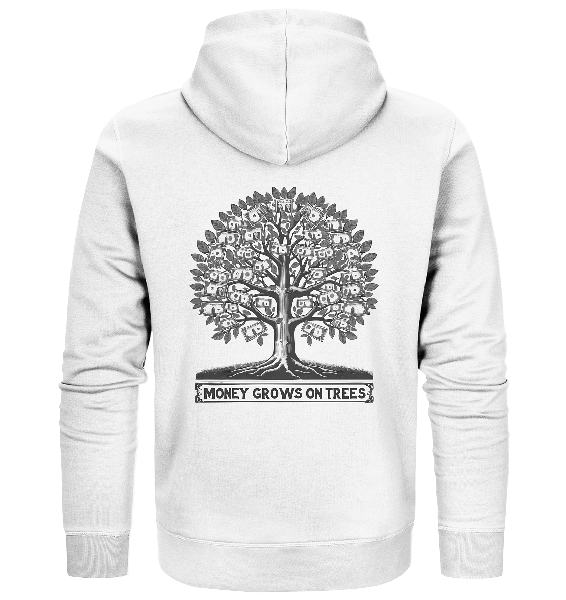 Monay grows on trees - Organic Zipper