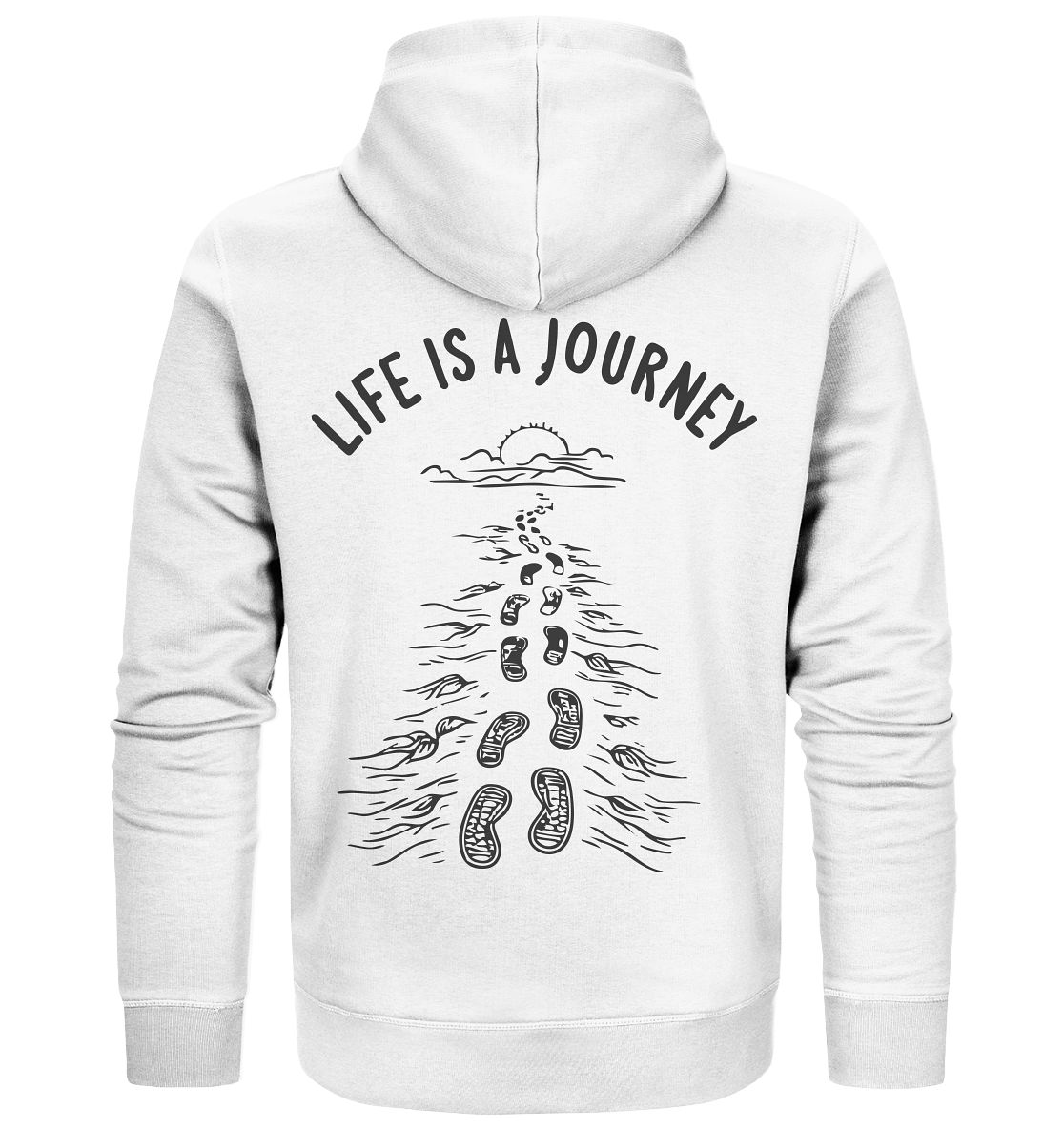 Life is a journey - Organic Zipper