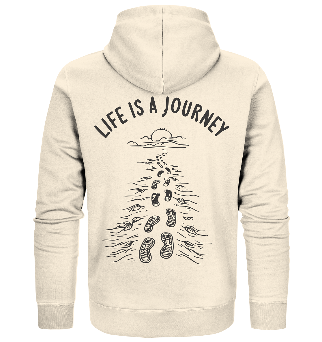 Life is a journey - Organic Zipper