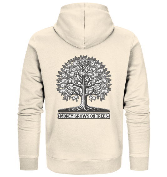 Monay grows on trees - Organic Zipper