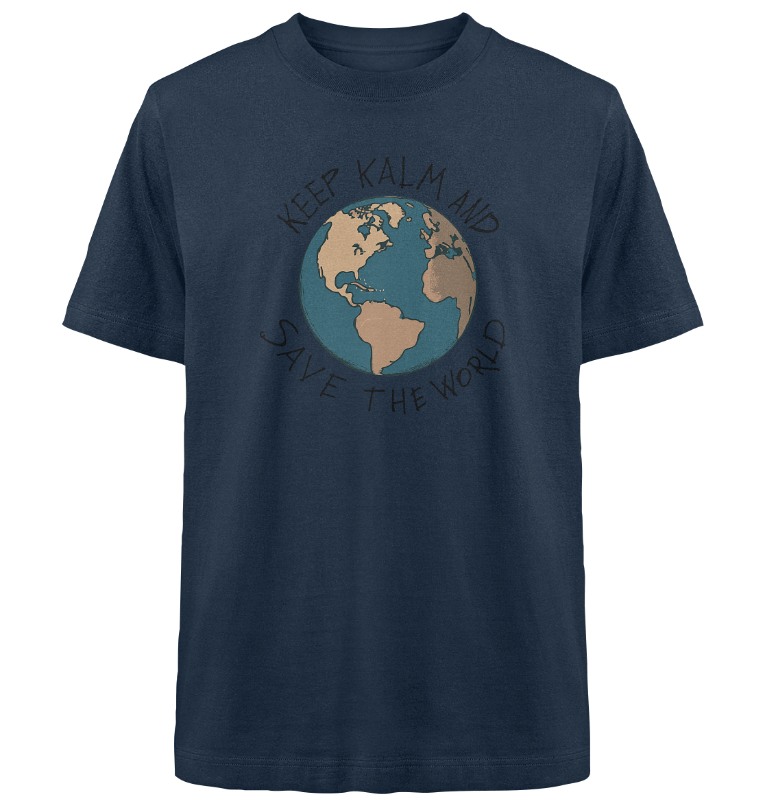 Keep calm - Heavy Oversized Organic Shirt