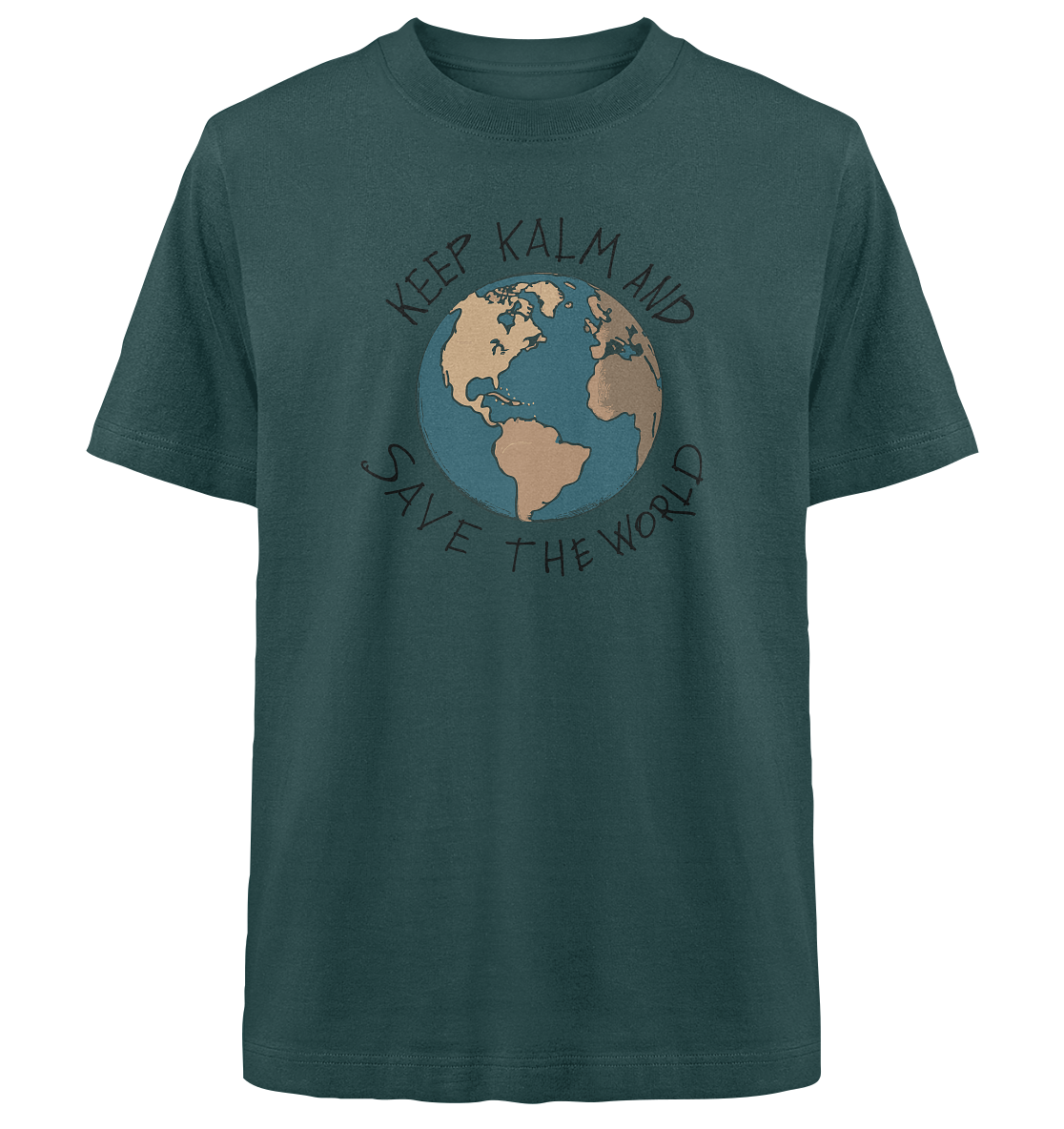 Keep calm - Heavy Oversized Organic Shirt