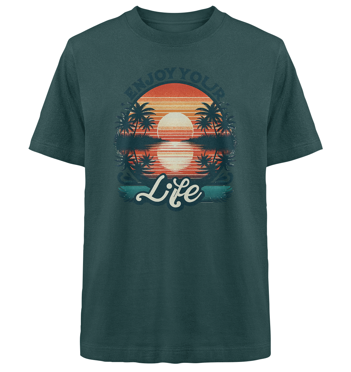 Enjoy your Life - Heavy Oversized Organic Shirt