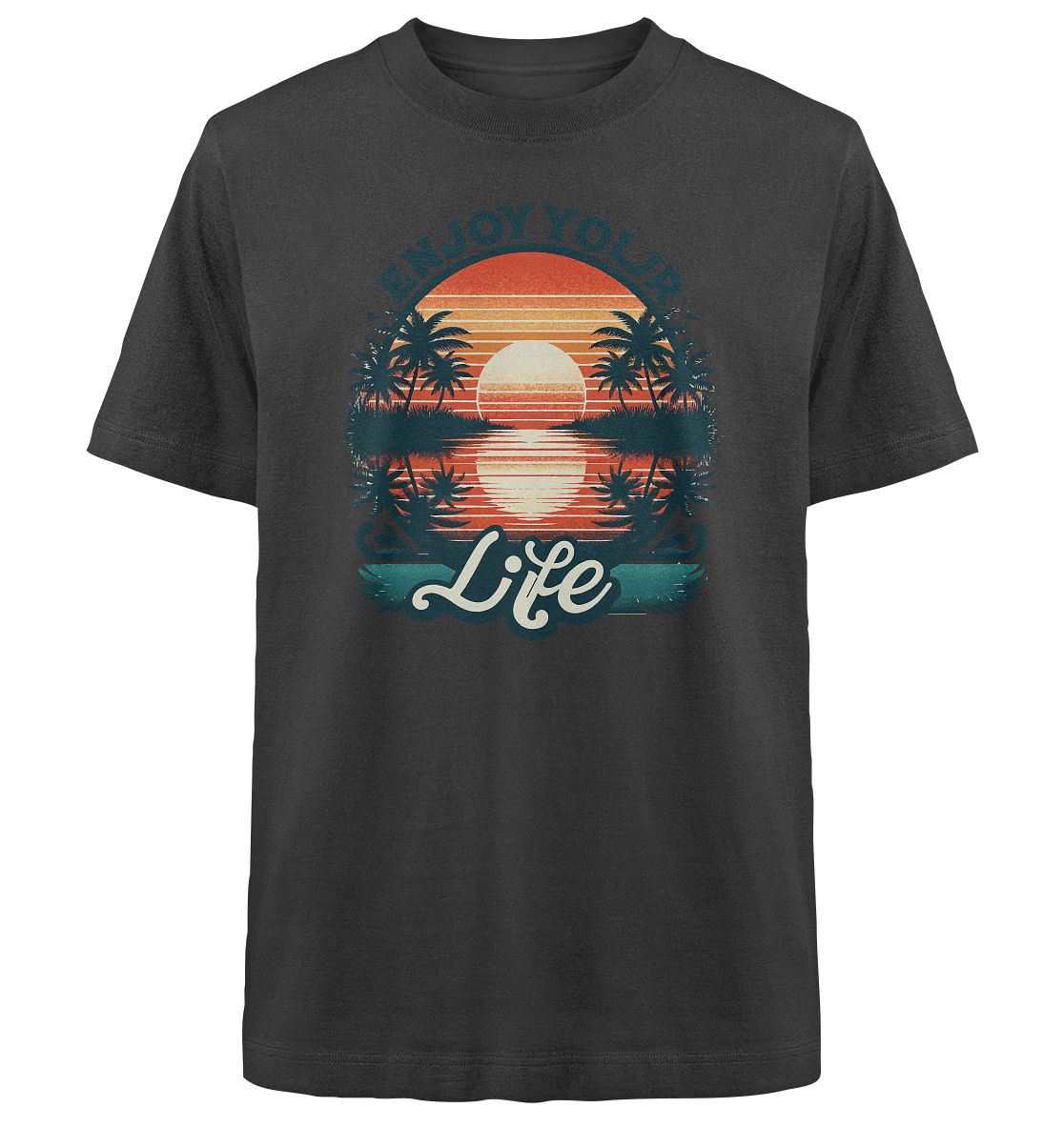 Enjoy your Life - Heavy Oversized Organic Shirt