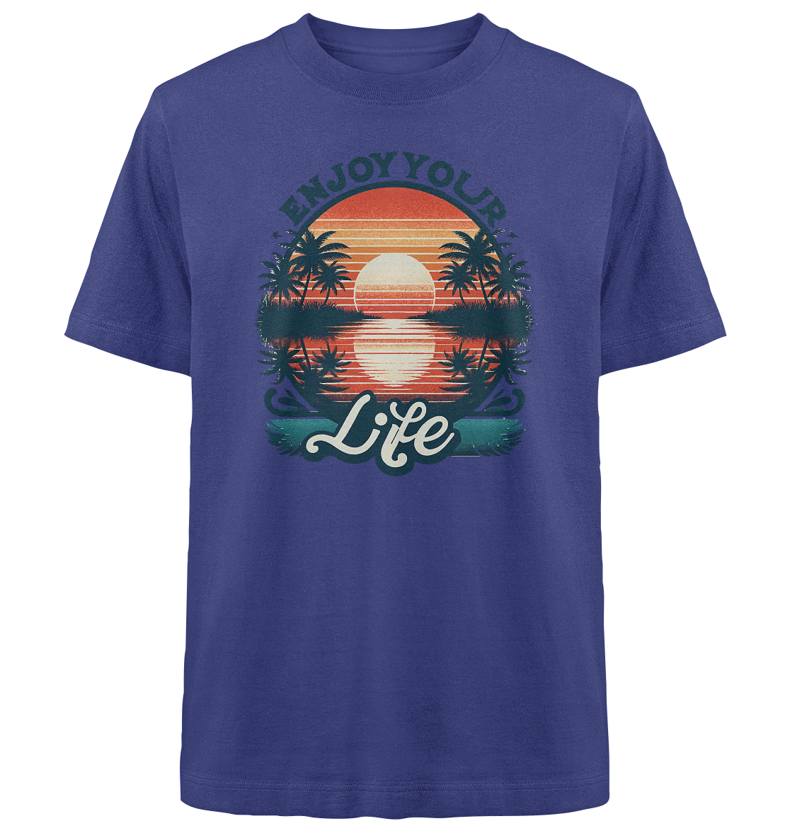 Enjoy your Life - Heavy Oversized Organic Shirt