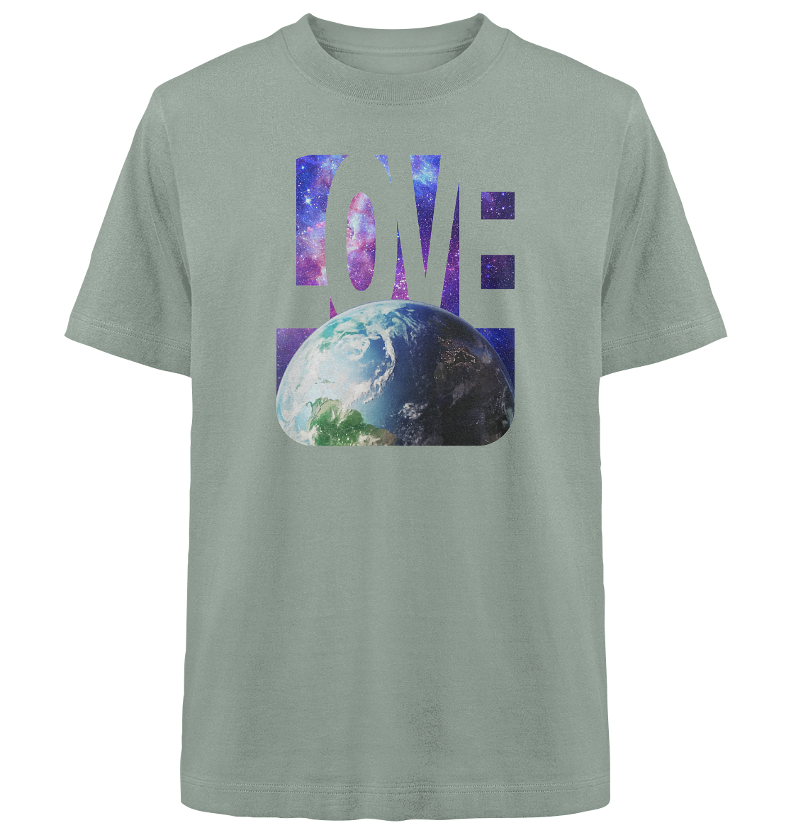 Love this earth - Heavy Oversized Organic Shirt
