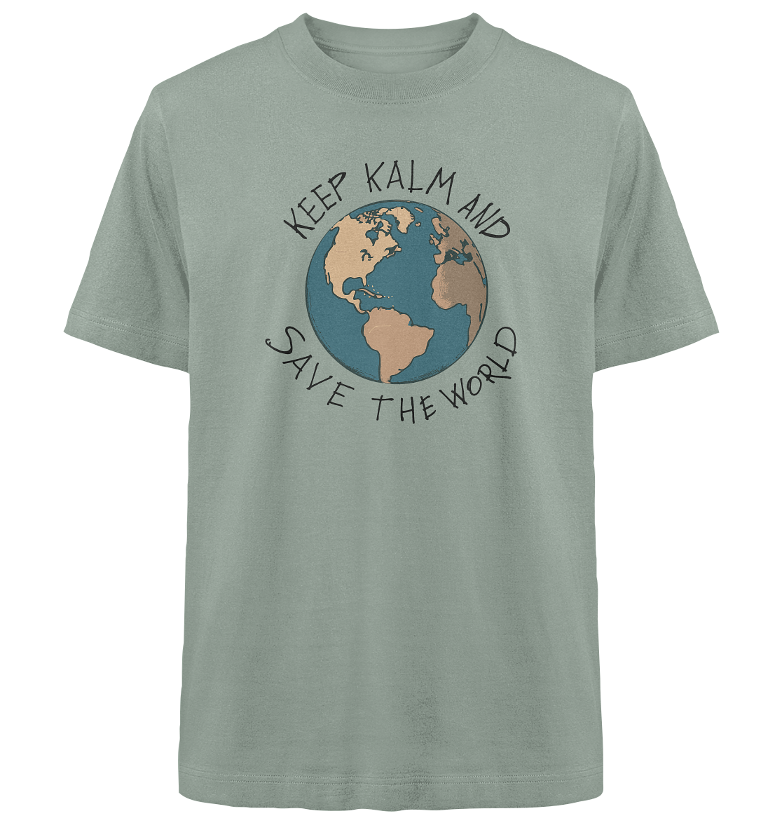Keep calm - Heavy Oversized Organic Shirt