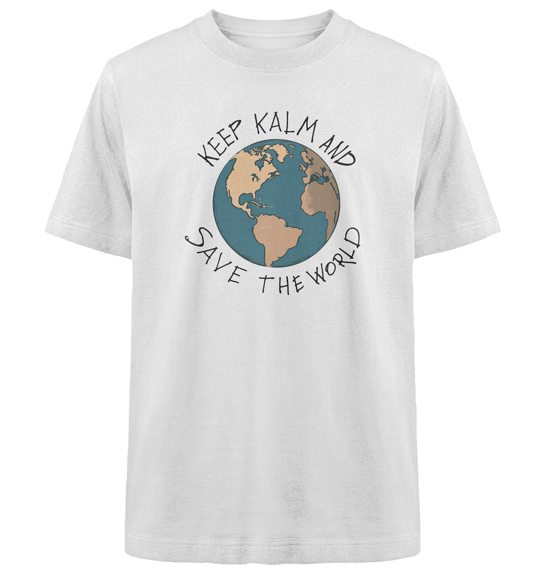 Keep calm - Heavy Oversized Organic Shirt