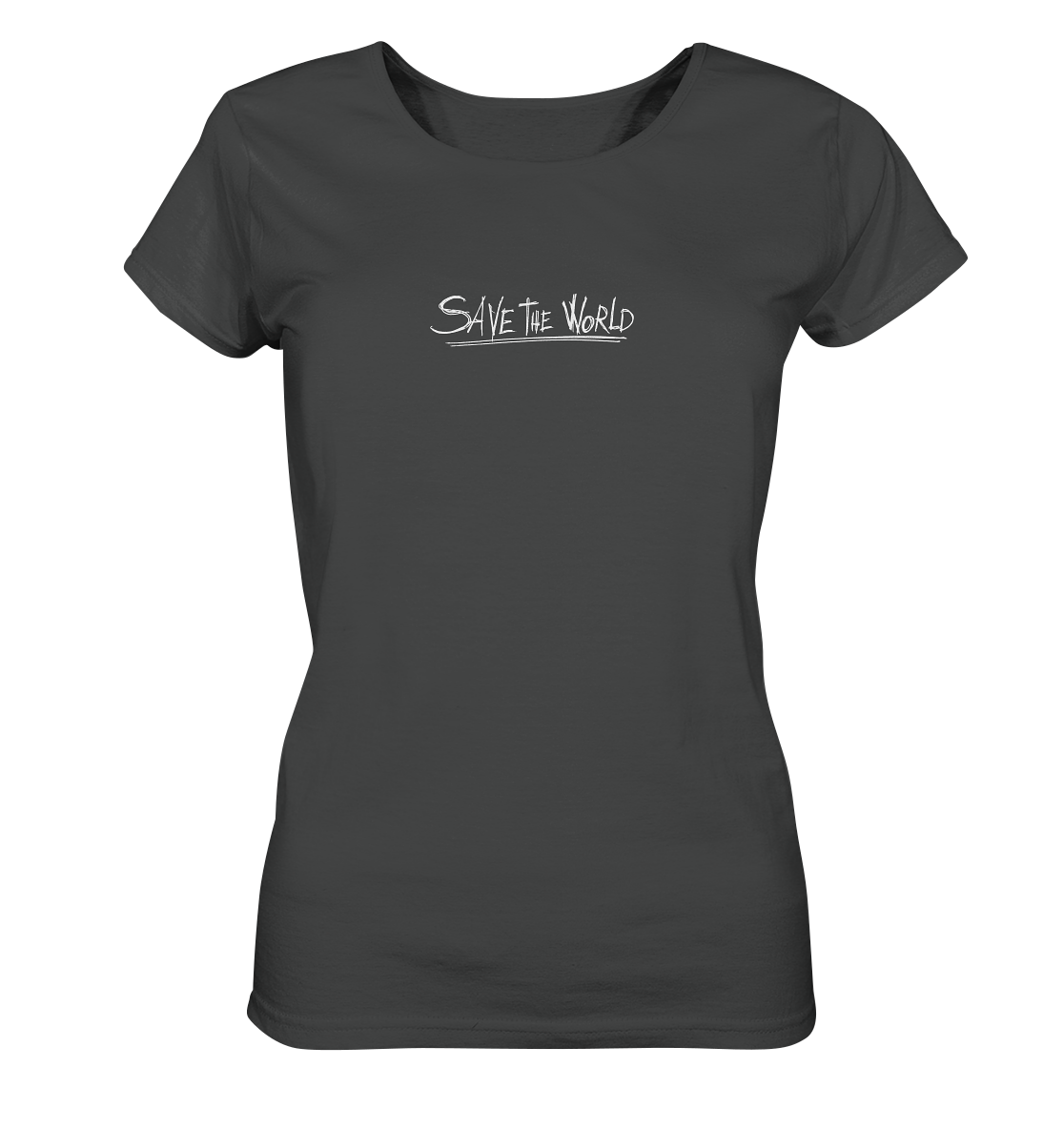 Schmetterling-Weiß - Ladies Organic Basic Shirt