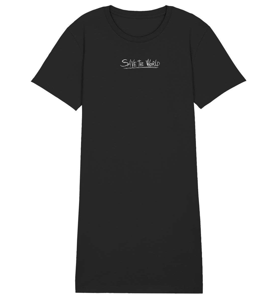 Schmetterling-Weiß - Ladies Organic Shirt Dress