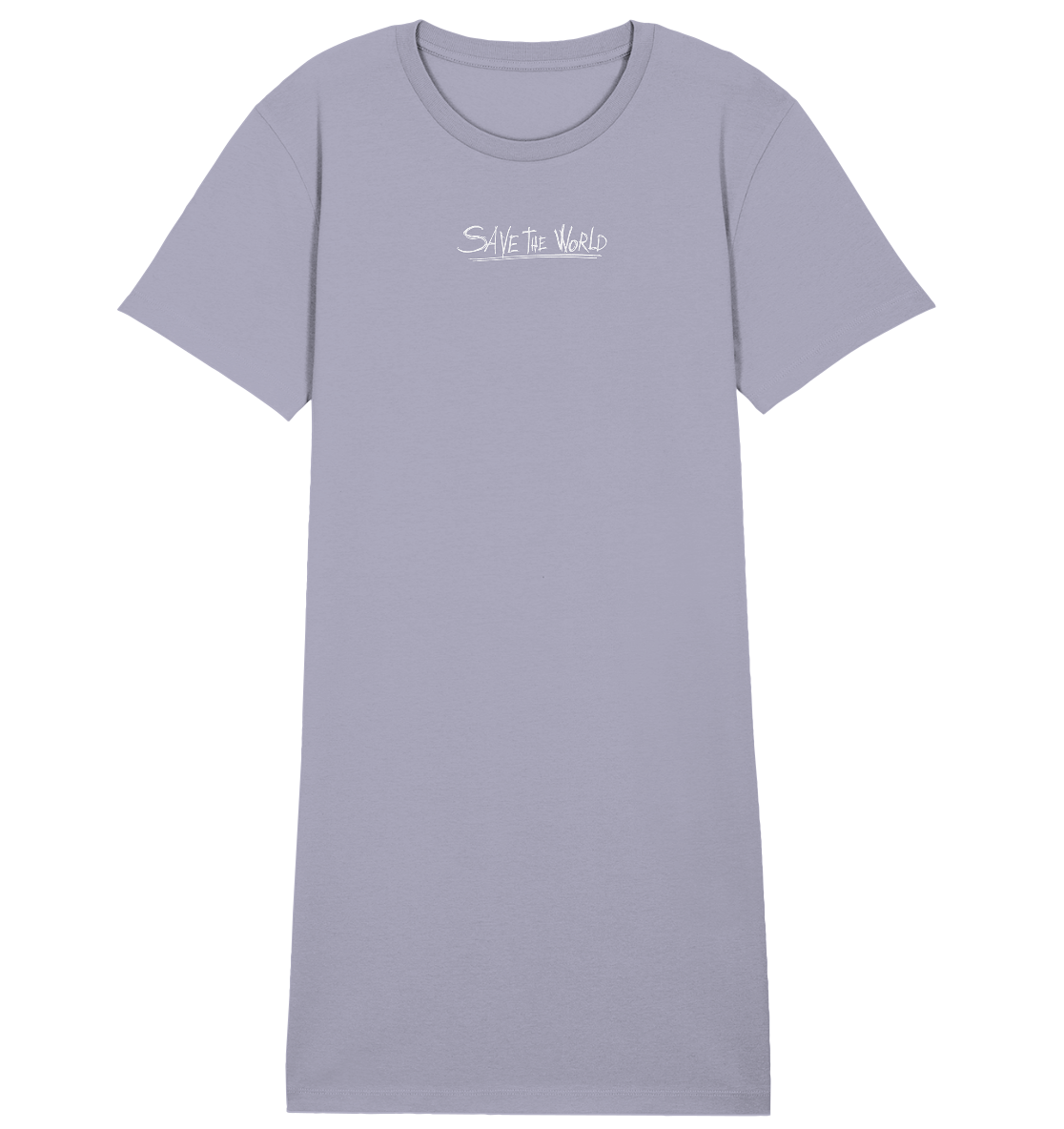 Schmetterling-Weiß - Ladies Organic Shirt Dress