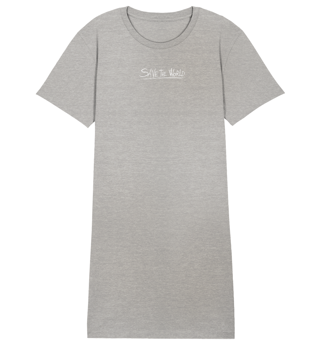 Schmetterling-Weiß - Ladies Organic Shirt Dress