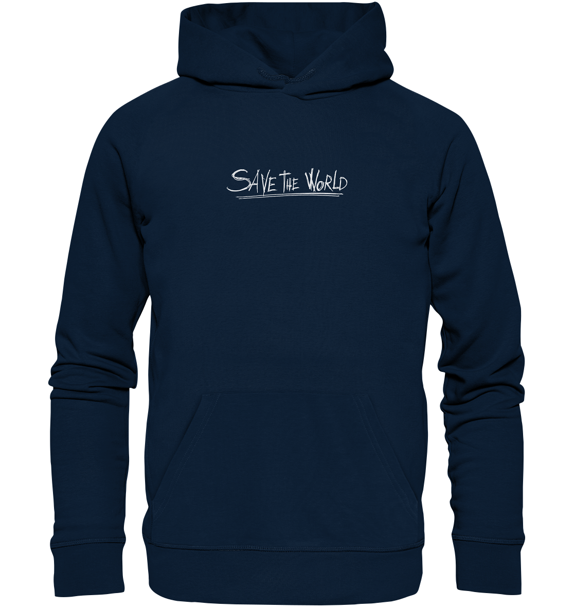 Schmetterling-Weiß - Organic Basic Hoodie