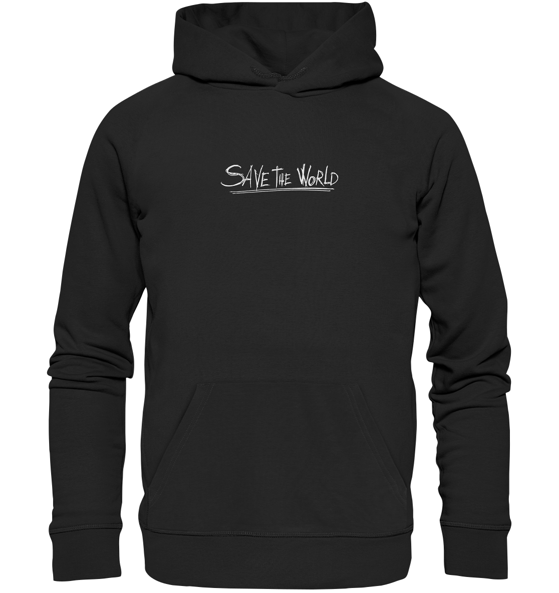 Schmetterling-Weiß - Organic Basic Hoodie