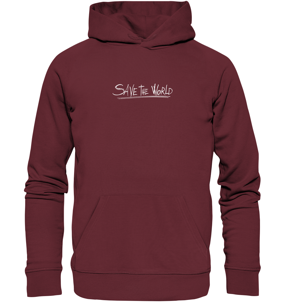 Schmetterling-Weiß - Organic Basic Hoodie