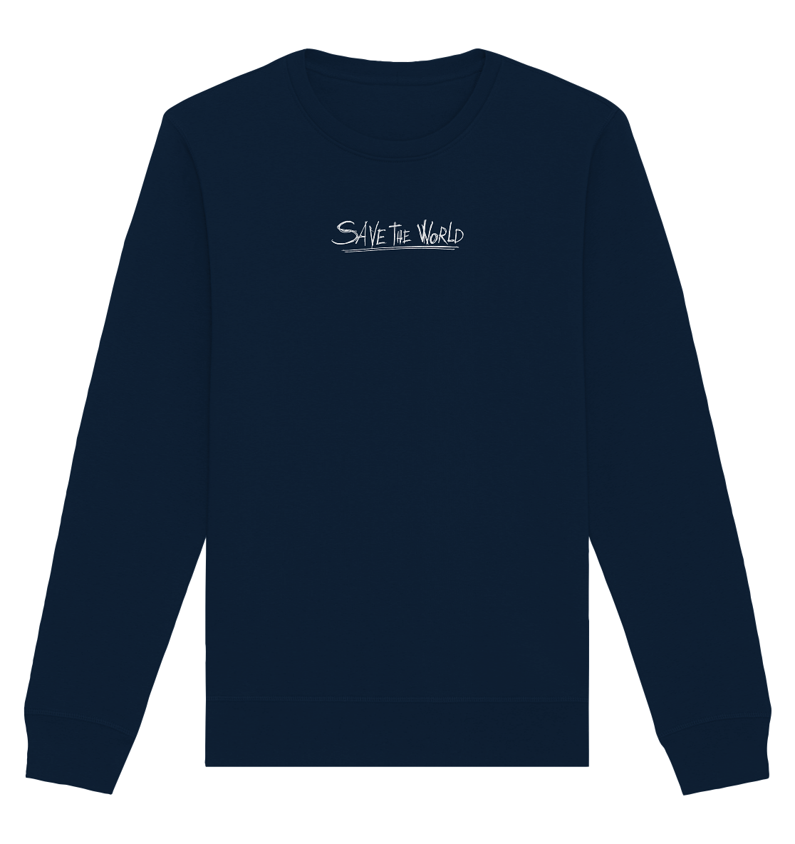 Schmetterling-Weiß - Organic Basic Unisex Sweatshirt
