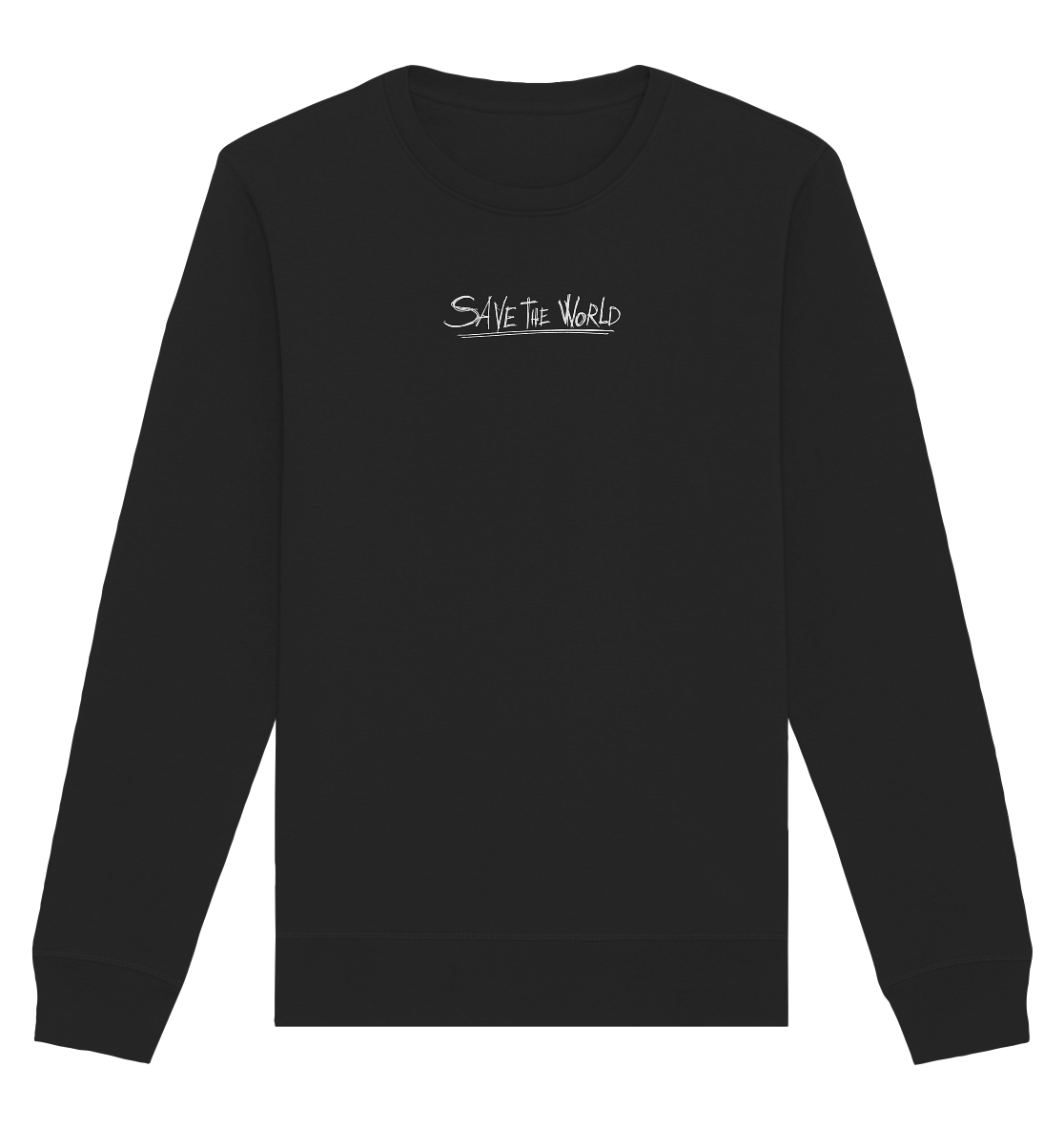 Schmetterling-Weiß - Organic Basic Unisex Sweatshirt