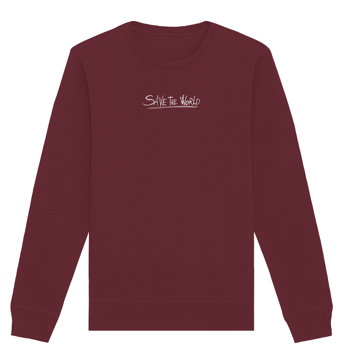 Schmetterling-Weiß - Organic Basic Unisex Sweatshirt