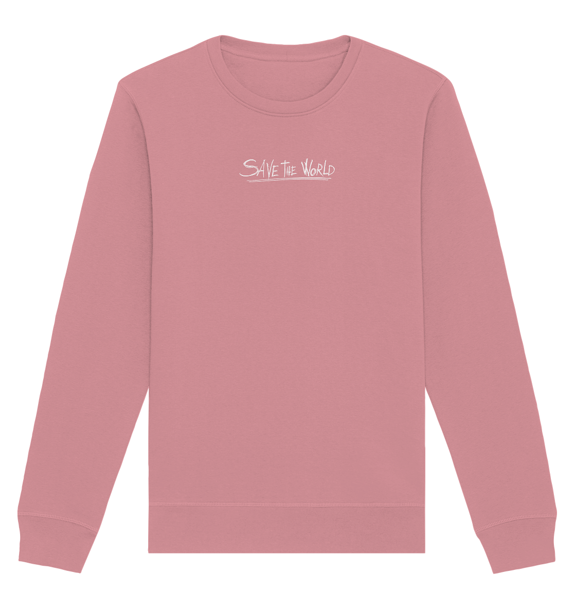 Schmetterling-Weiß - Organic Basic Unisex Sweatshirt