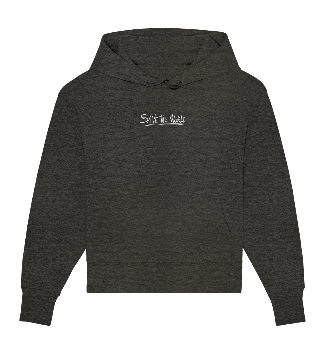 Schmetterling-Weiß - Organic Oversize Hoodie