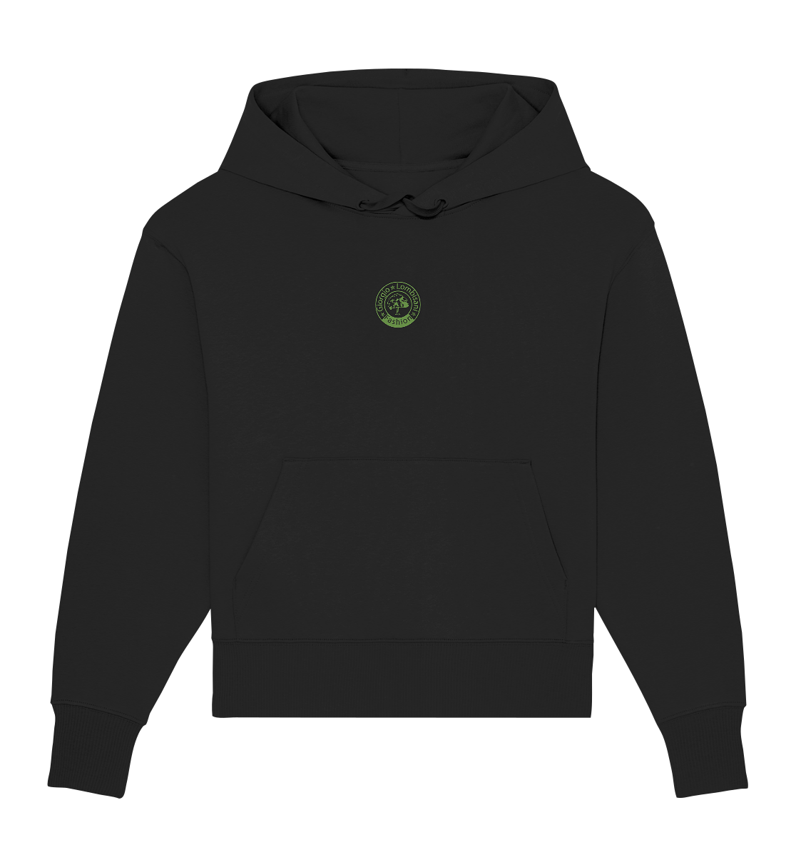I leave traces - Organic Oversize Hoodie
