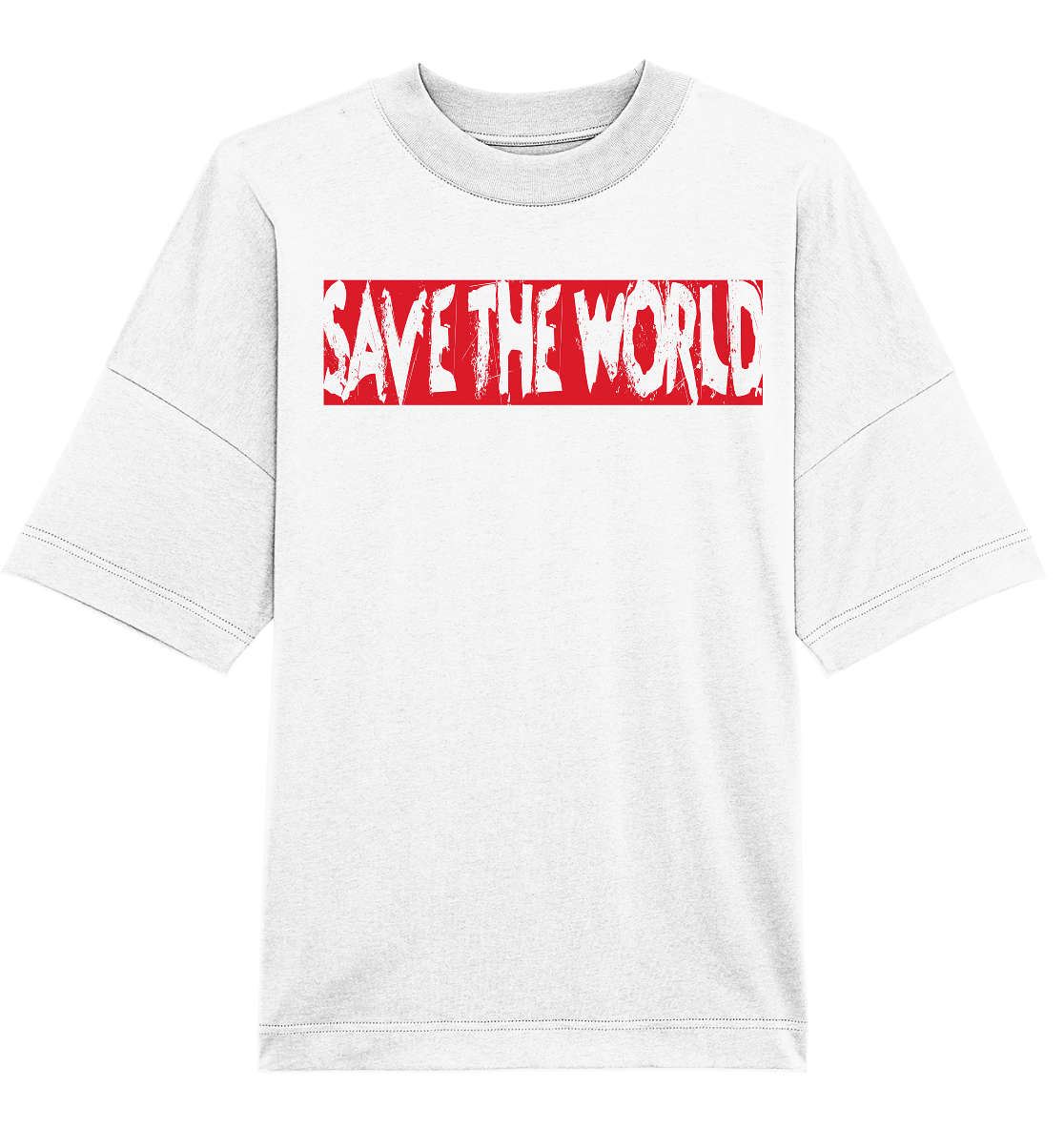 Save the World - Organic Oversize Shirt