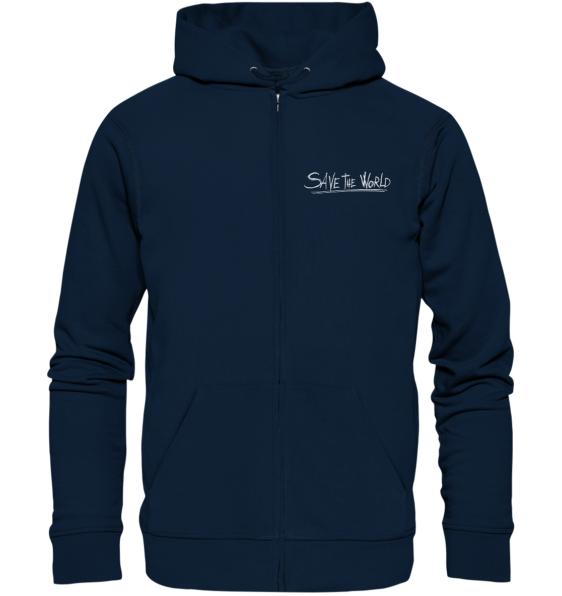 Schmetterling-Weiß - Organic Zipper