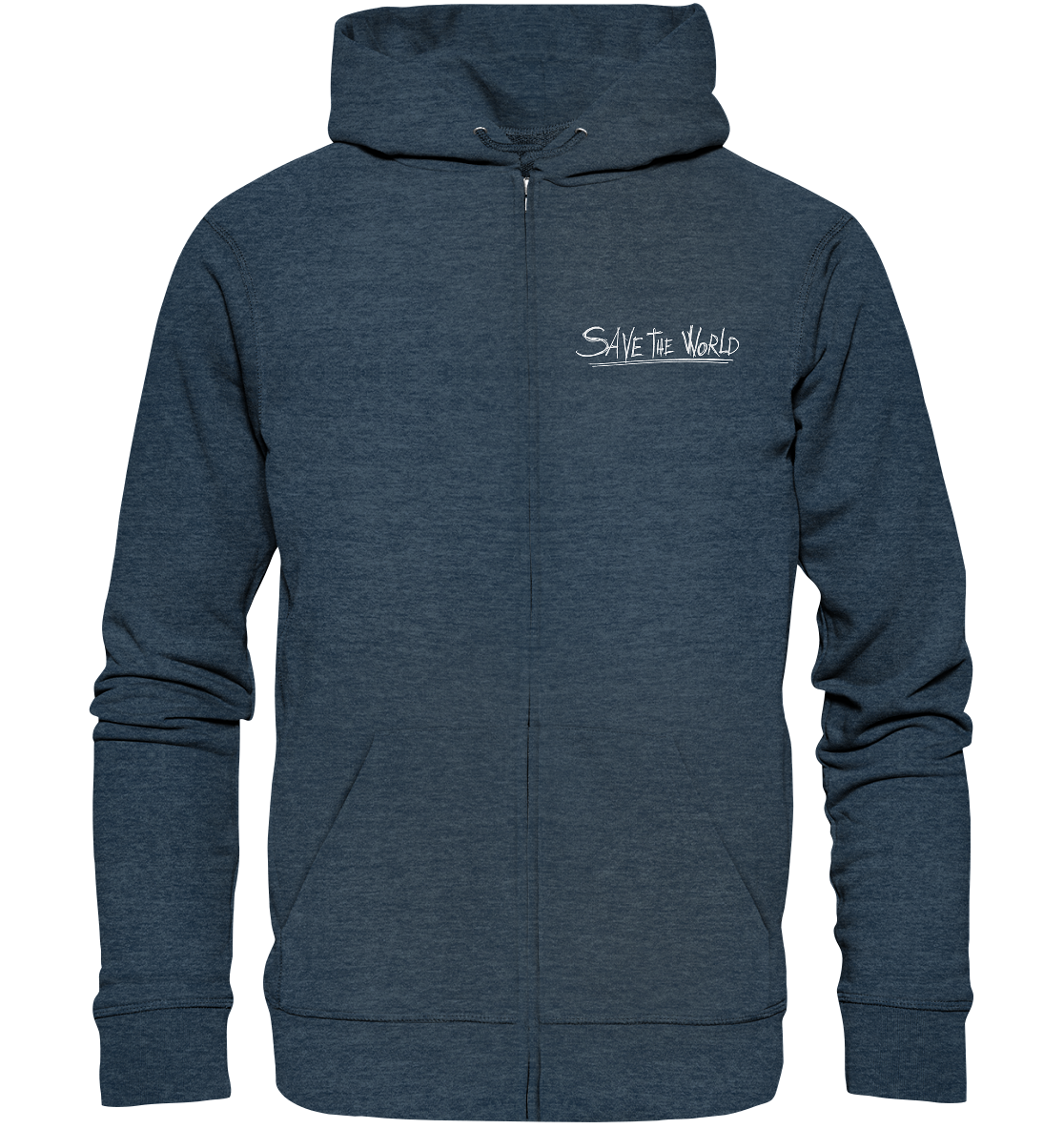 Schmetterling-Weiß - Organic Zipper