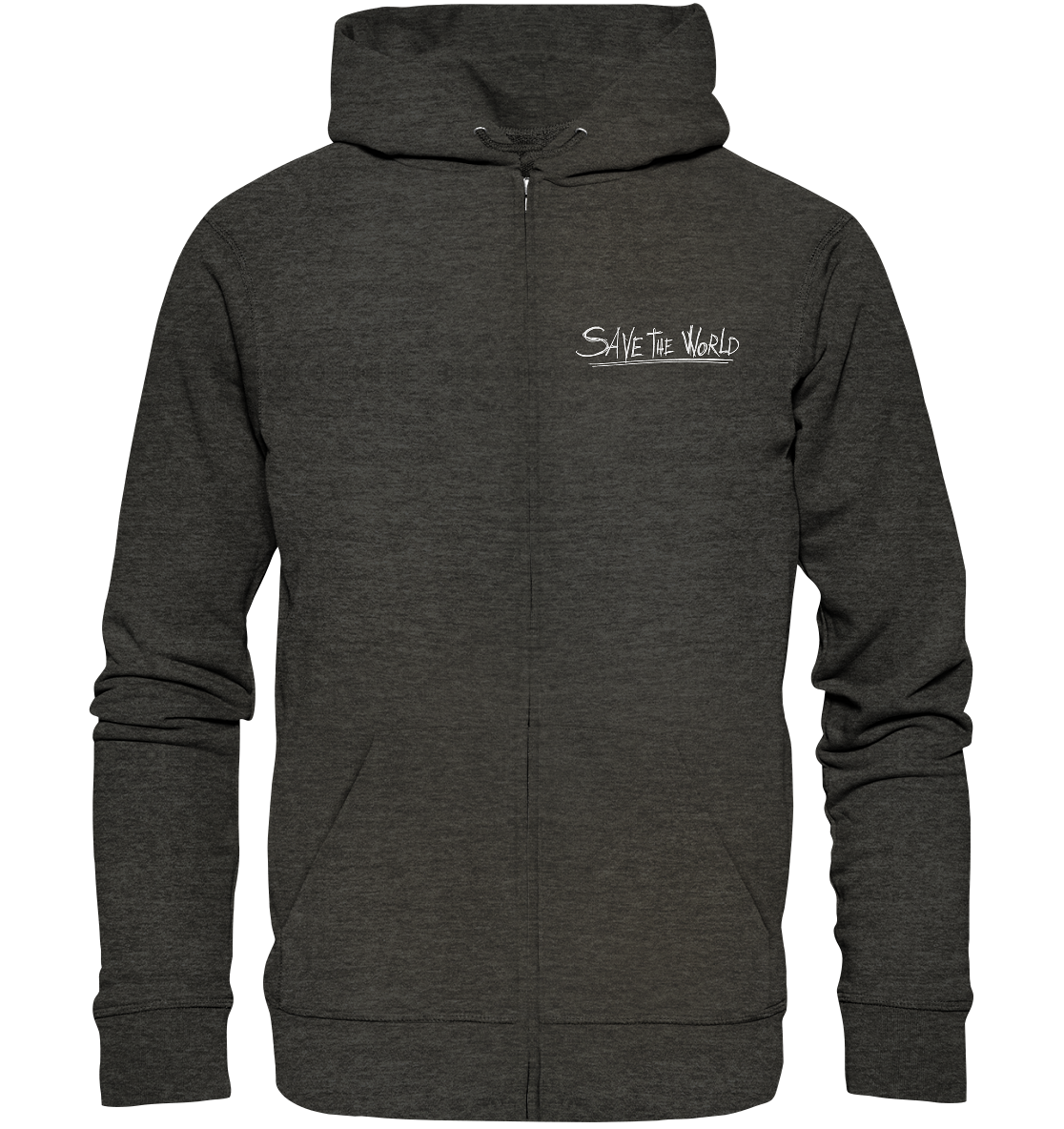 Schmetterling-Weiß - Organic Zipper