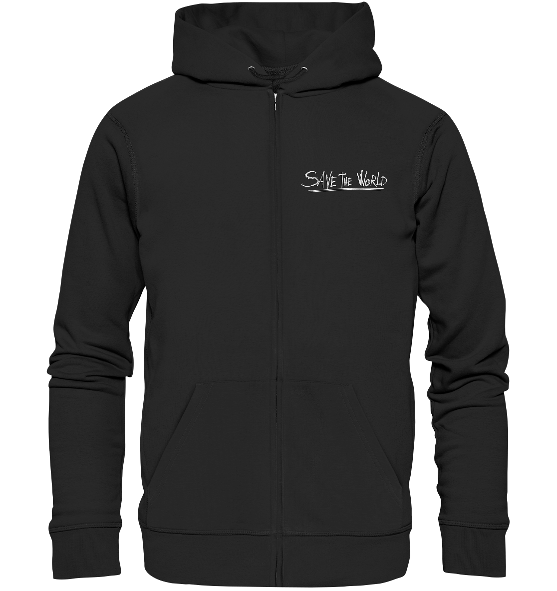 Schmetterling-Weiß - Organic Zipper
